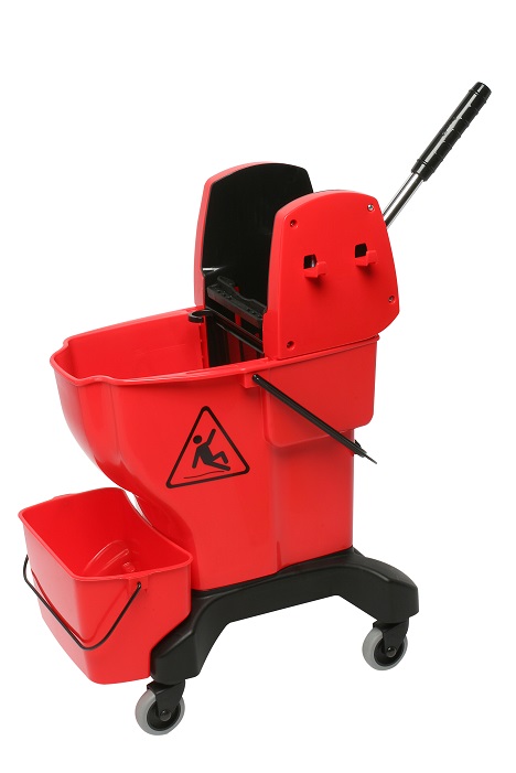 Edco Enduro Press Bucket Complete with Wringer - Red